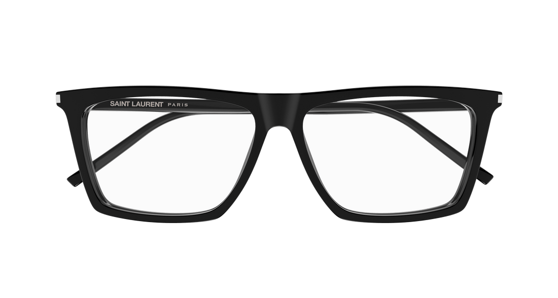 Prescription glasses saint laurent sl 803 005 negro square masculino size 59mm - Detailed view