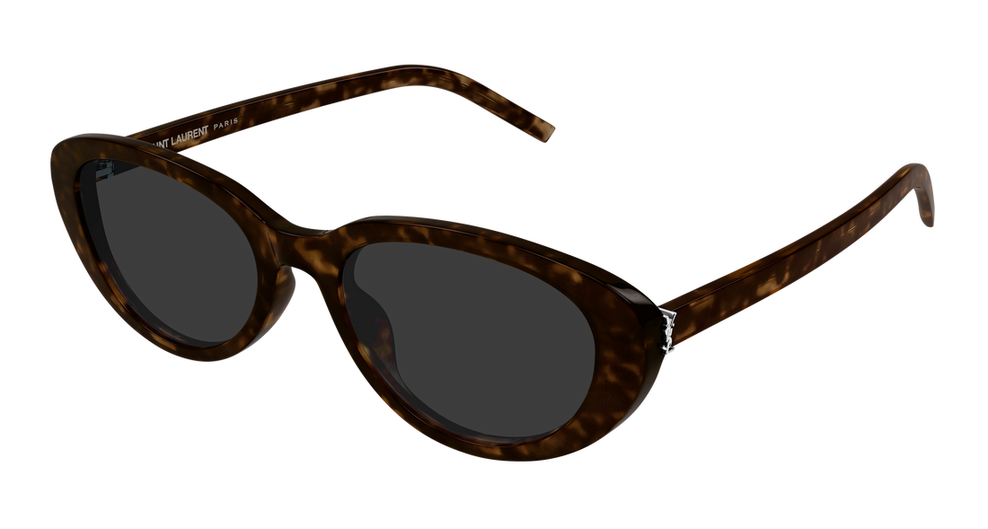 Lunettes de soleil saint laurent sl m154/k 002 havana cat eye femenino taille 55mm - Vue principale