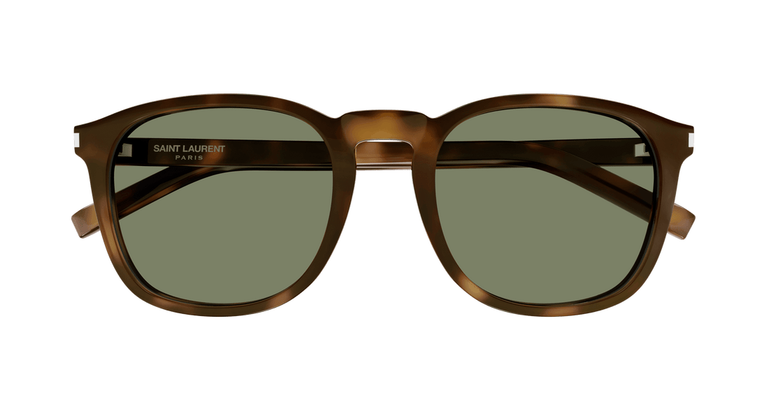 Occhiali da sole saint laurent sl 818 002 havana round femenino taglia 54mm - Vista dettagliata