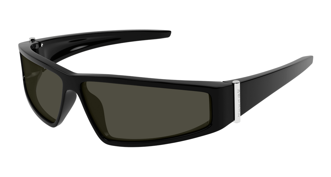 Solglasögon alexander mcqueen am0490s 001 negro geometric unisex storlek 69mm - Huvudvy