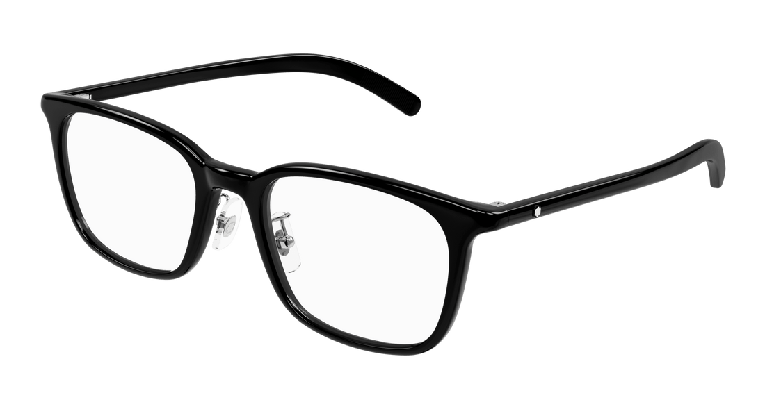 Brillen montblanc mb0418oj 001 negro square masculino größe 53mm - Hauptansicht