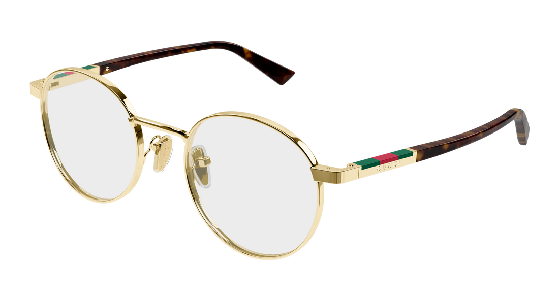 Brillen gucci gg1966ok 002 dorado round/oval/panthos masculino größe 51mm - Hauptansicht