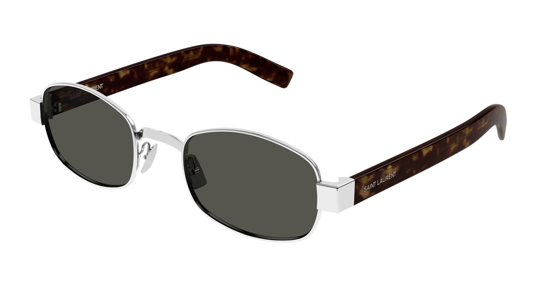 Sonnenbrillen saint laurent sl 706 002 plateado round unisex größe 53mm - Hauptansicht