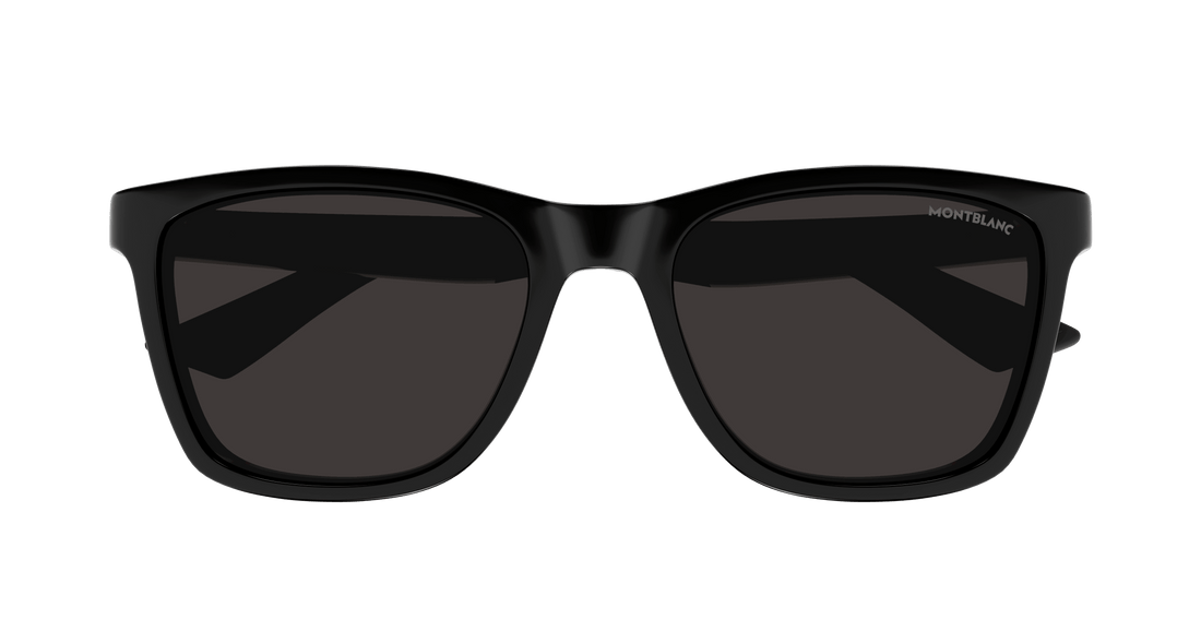 Occhiali da sole montblanc mb0399s 001 negro square masculino taglia 55mm - Vista dettagliata