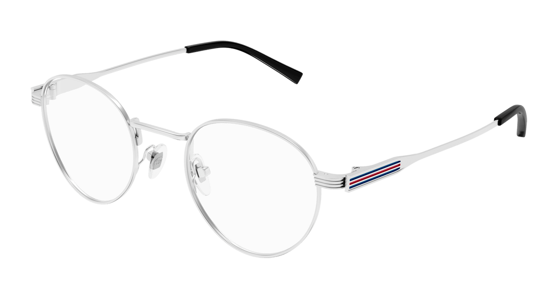 Occhiali da vista gucci gg1877o 002 plateado round masculino taglia 48mm - Vista principale