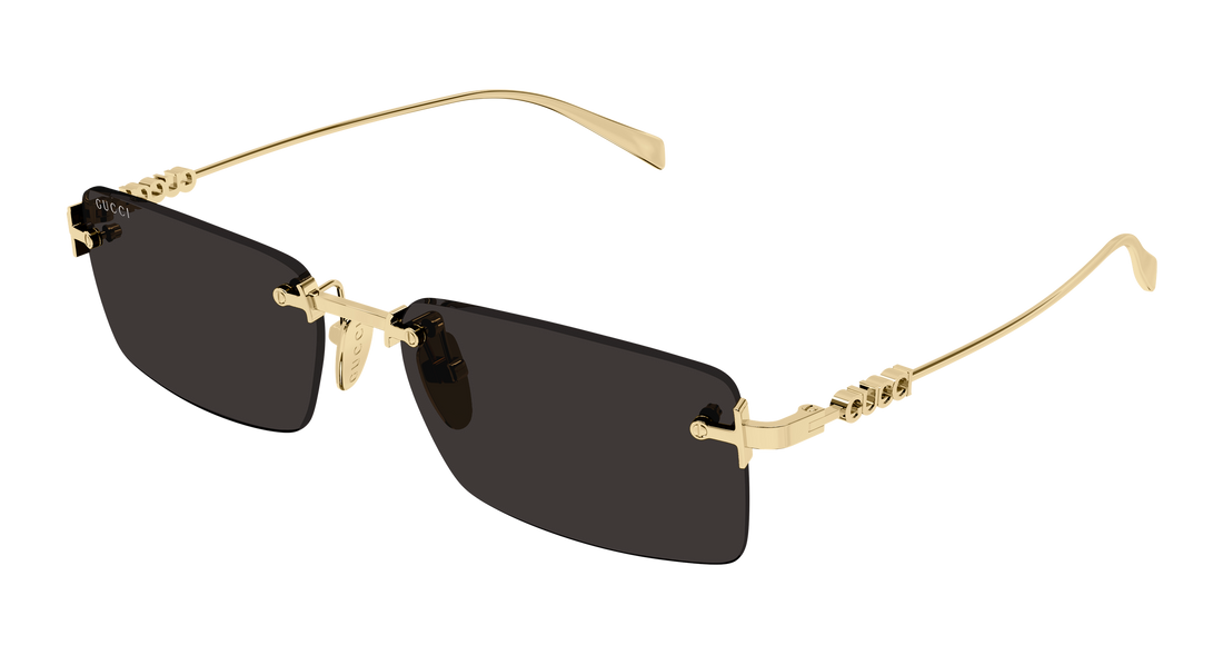 Gafas de sol gucci gg1941s 001 dorado rectangular / squared masculino talla 56mm - Vista principal