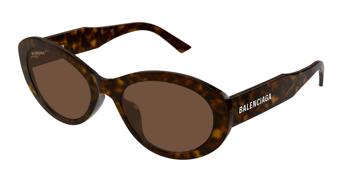 Sunglasses balenciaga bb0446s 002 havana round/oval/panthos femenino size 56mm - Main view