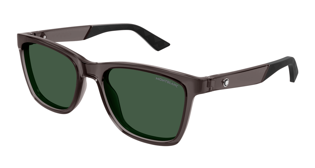 Sonnenbrillen montblanc mb0399s 003 gris square masculino größe 55mm - Hauptansicht