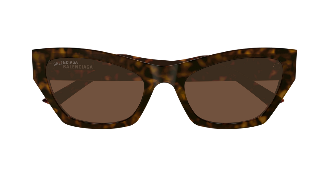 Sunglasses balenciaga bb0447s 002 havana cat eye femenino size 56mm - Detailed view