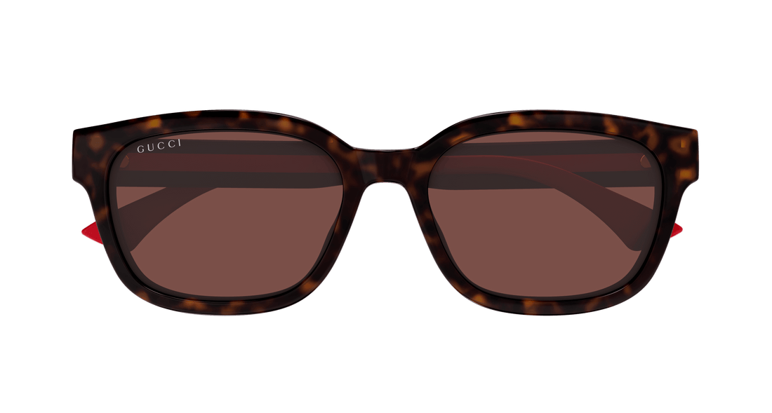Gafas de sol gucci gg1872sk 002 havana square masculino talla 56mm - Vista de detalle