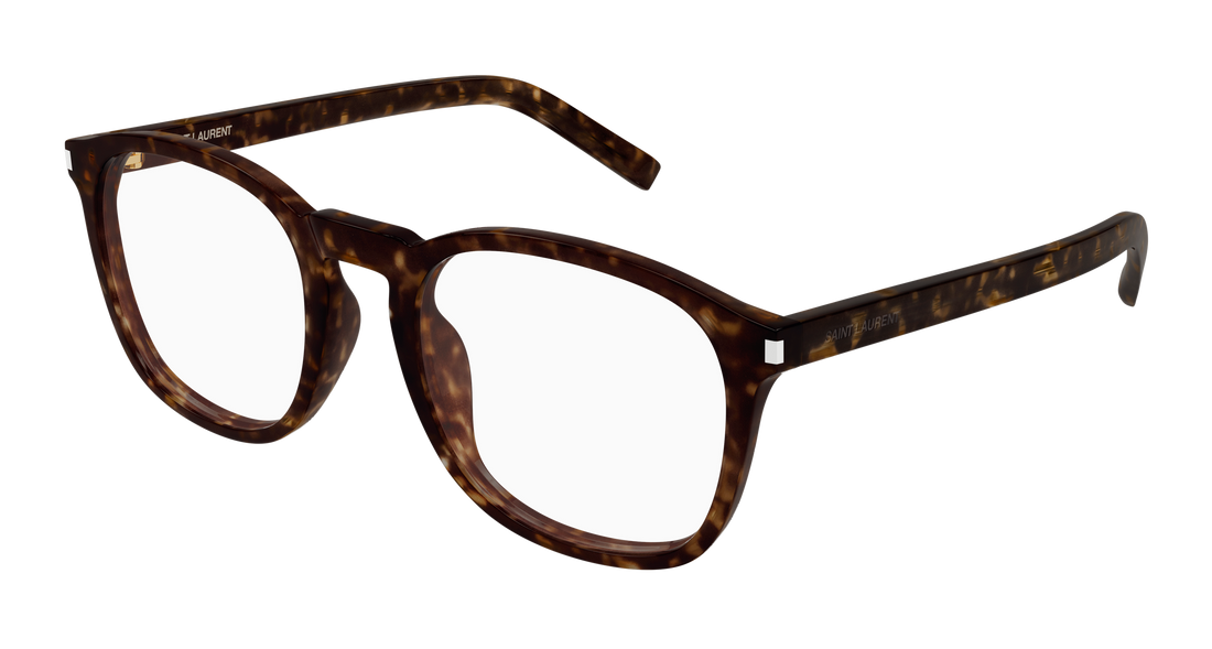 Gafas graduadas saint laurent sl 818 opt 002 havana round/oval/panthos femenino talla 52mm - Vista principal