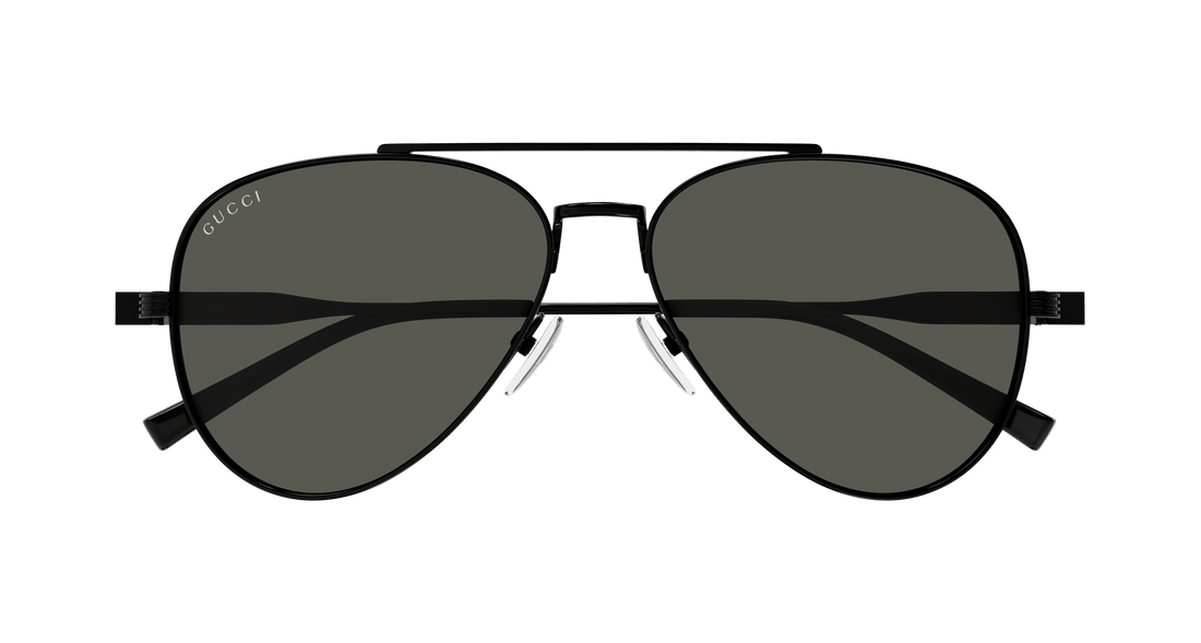 Sunglasses gucci gg1874s 001 negro pilot masculino size 57mm - Detailed view
