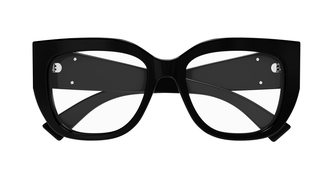 Prescription glasses gucci gg1846o 001 negro butterfly femenino size 54mm - Detailed view