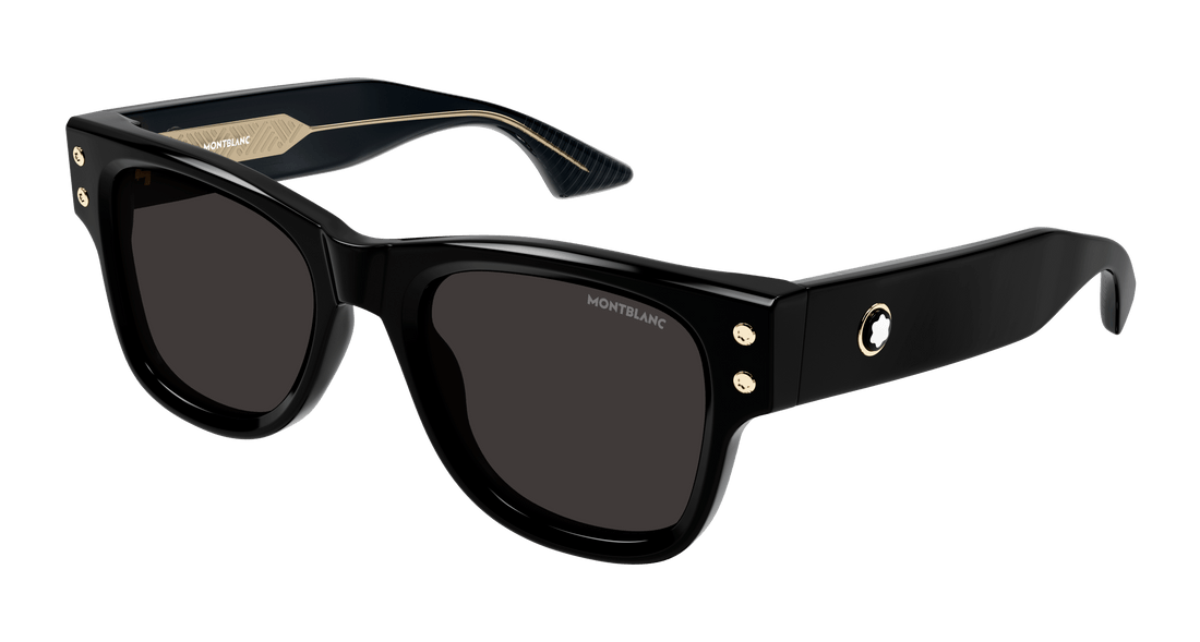 Occhiali da sole montblanc mb0381s 001 negro square masculino taglia 54mm - Vista principale