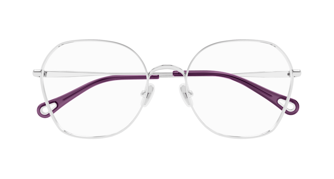 Brillen chloé ch0320o 003 plateado square femenino größe 55mm - Detailansicht