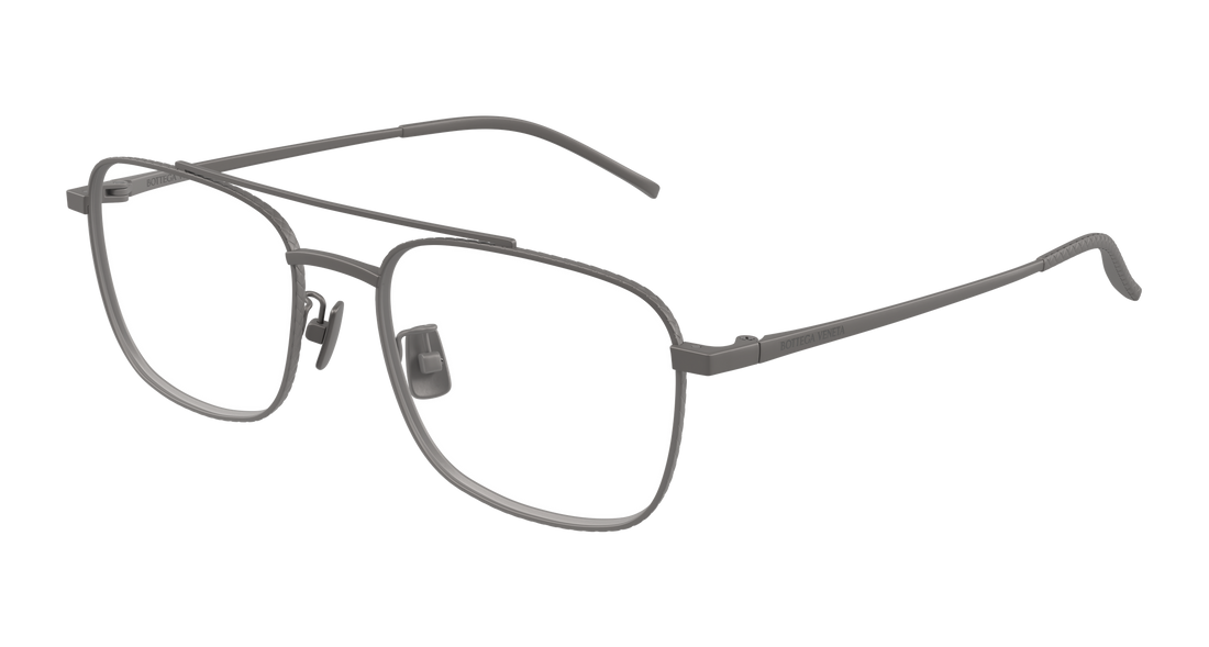 Gafas graduadas bottega veneta bv1425oa 003 plateado rectangular / squared unisex talla 55mm - Vista principal