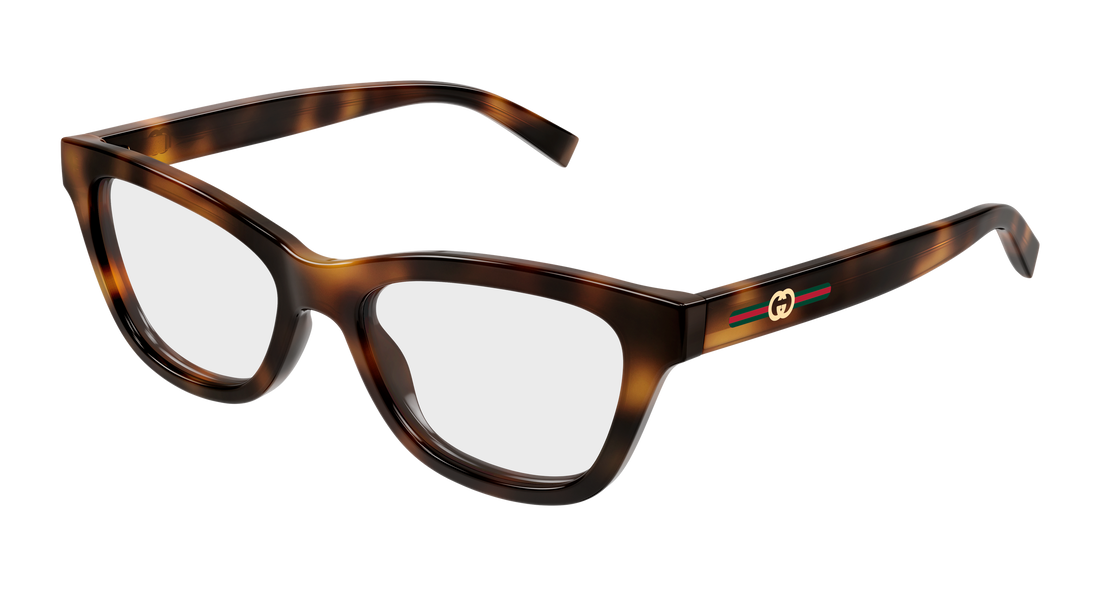 Occhiali da vista gucci gg1983o 004 havana cat eye femenino taglia 52mm - Vista principale