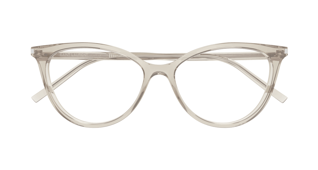 Prescription glasses saint laurent sl 261 009 amarillo cat eye femenino size 53mm - Detailed view