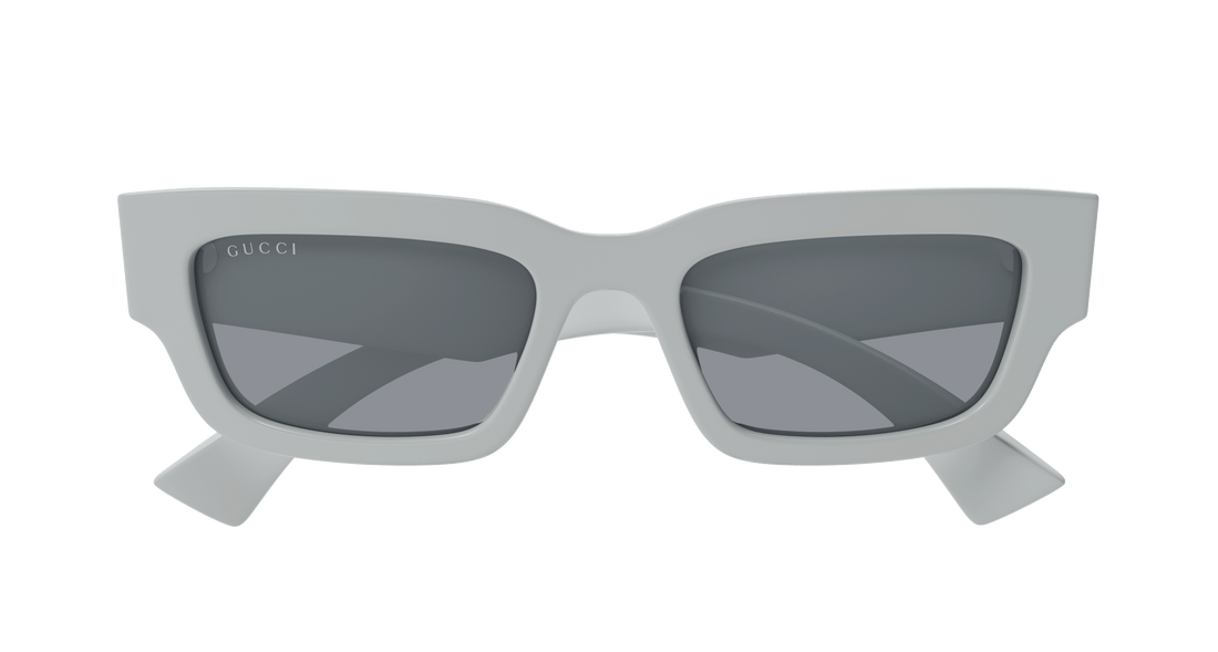 Occhiali da sole gucci gg1838s 003 gris square masculino taglia 52mm - Vista dettagliata
