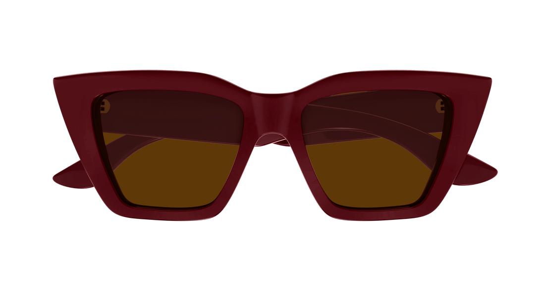 Gafas de sol alexander mcqueen am0507s 003 burdeos cat eye femenino talla 52mm - Vista de detalle