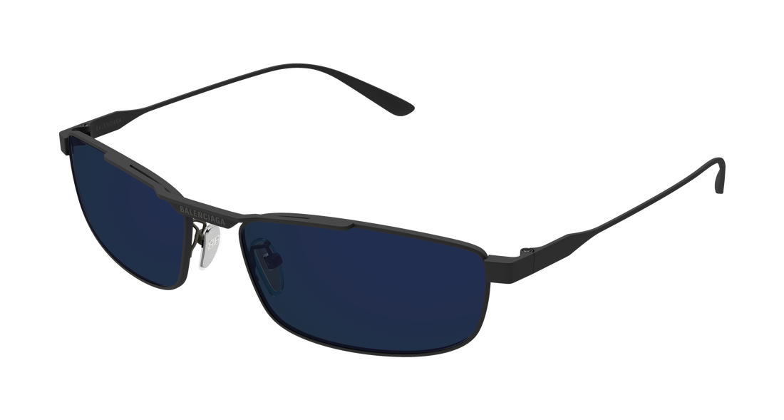Occhiali da sole balenciaga bb0451s 002 gris rectangular / squared unisex taglia 61mm - Vista principale