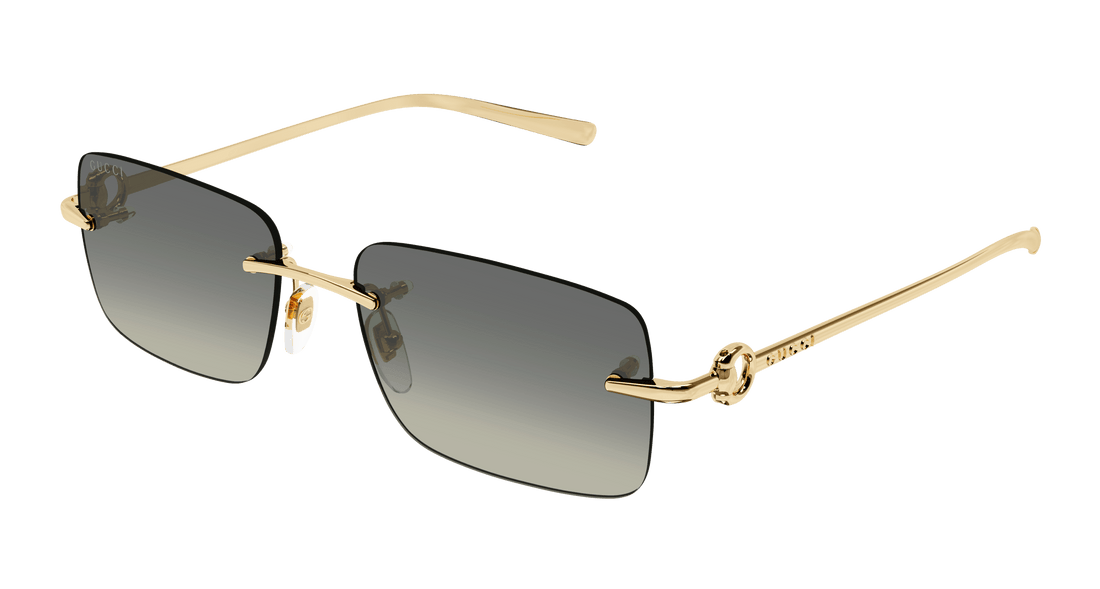 Occhiali da sole gucci gg1703s 005 dorado square masculino taglia 55mm - Vista principale