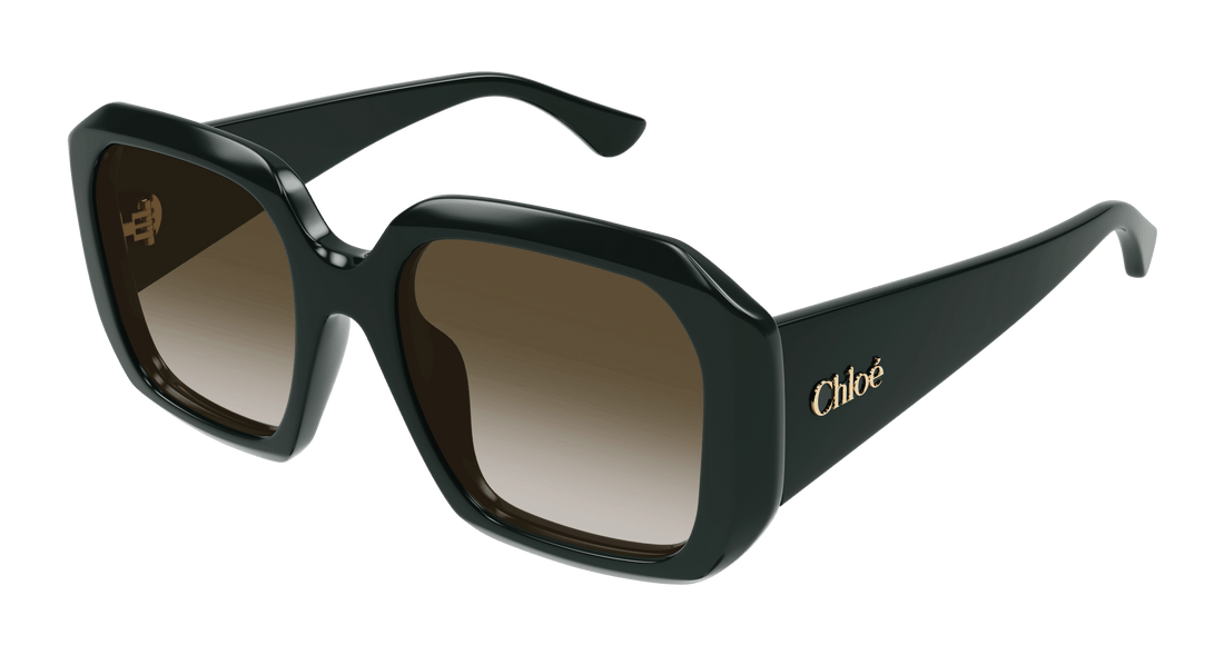 Gafas de sol chloé ch0300s 003 verde square femenino talla 54mm - Vista principal
