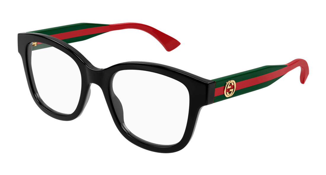 Óculos graduados gucci gg1863o 001 negro square femenino tamanho 51mm - Vista principal