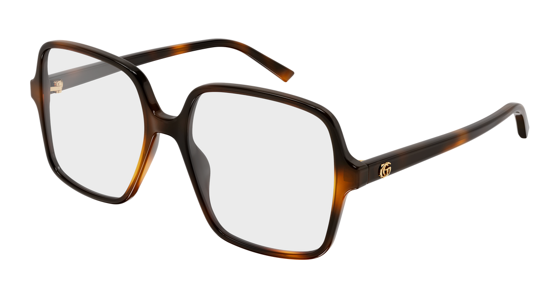 Occhiali da vista gucci gg1994o 002 havana rectangular / squared femenino taglia 53mm - Vista principale