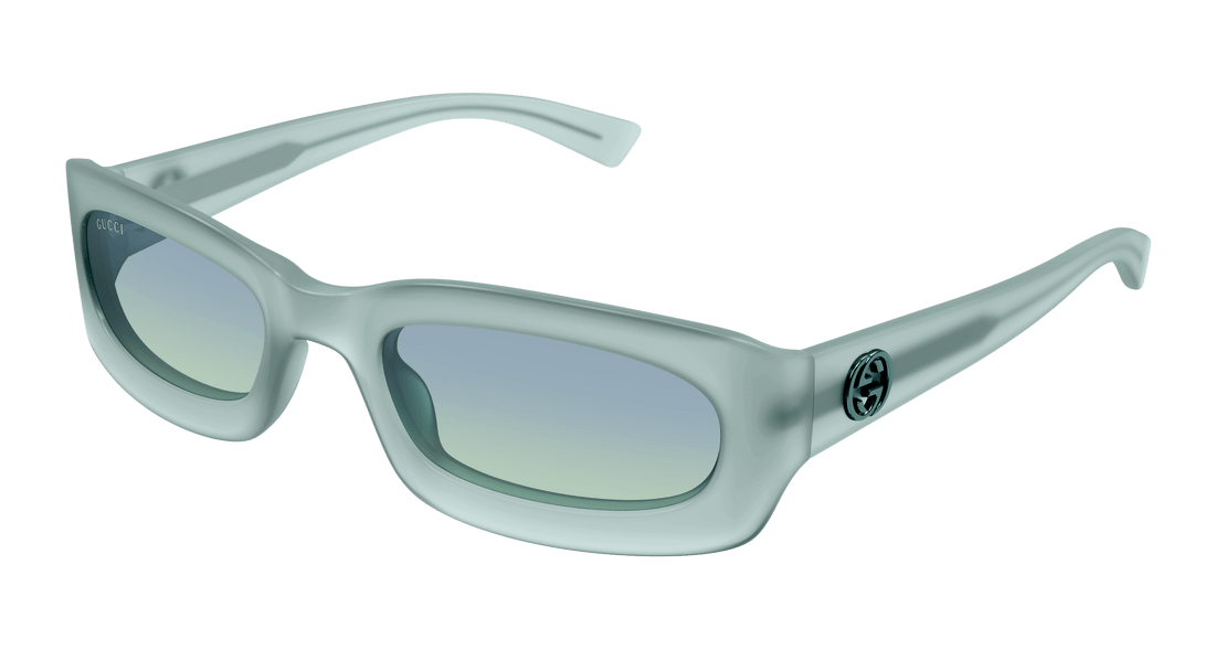 Sunglasses gucci gg1786s 005 verde round masculino size 54mm - Main view