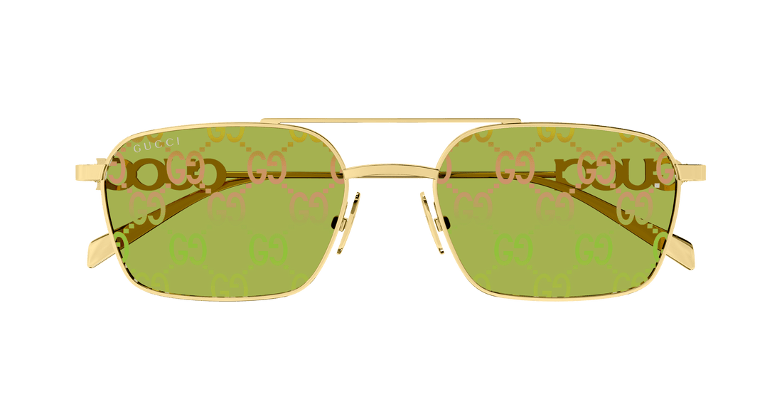 Occhiali da sole gucci gg1804s 002 dorado square femenino taglia 54mm - Vista dettagliata