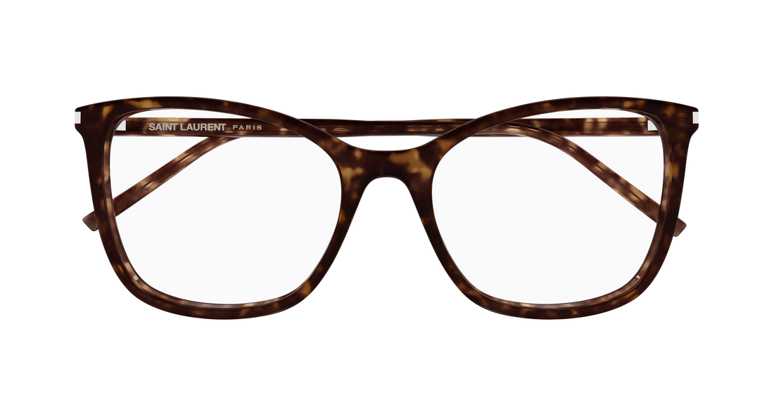 Briller saint laurent sl 835 002 havana cat eye femenino størrelse 55mm - Detaljeret visning