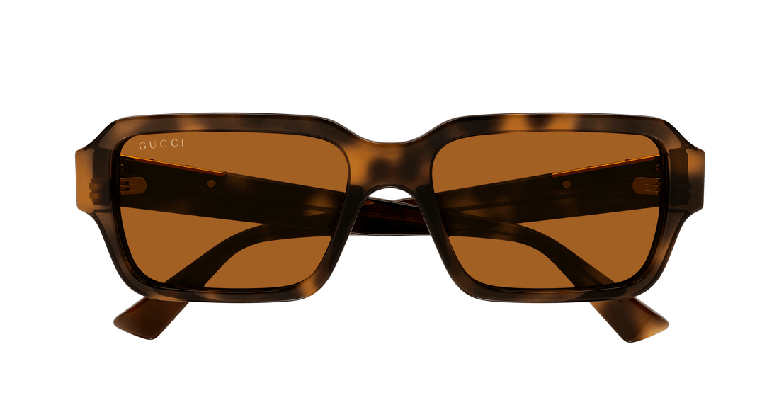 Sunglasses gucci gg1887s 004 havana square masculino size 54mm - Detailed view