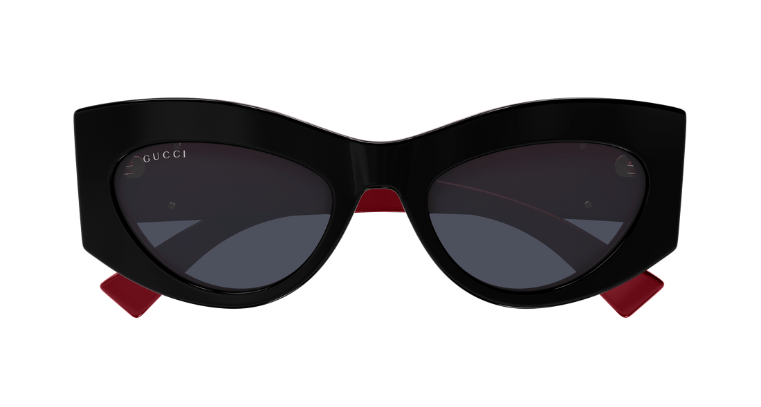 Occhiali da sole gucci gg1843s 006 negro cat eye femenino taglia 53mm - Vista dettagliata