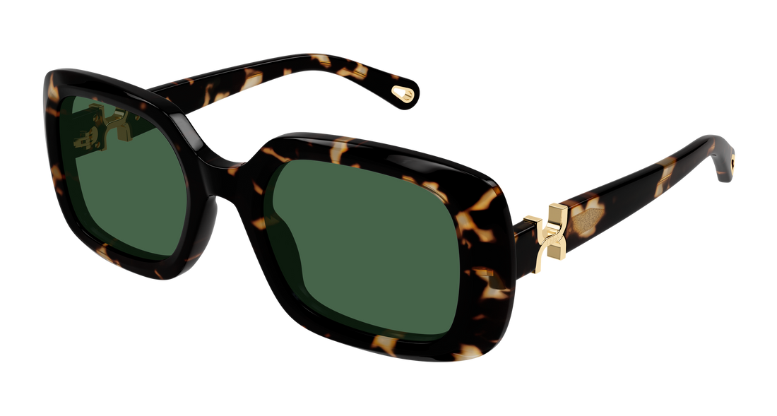 Occhiali da sole chloé ch0333s 002 havana rectangular / squared femenino taglia 53mm - Vista principale