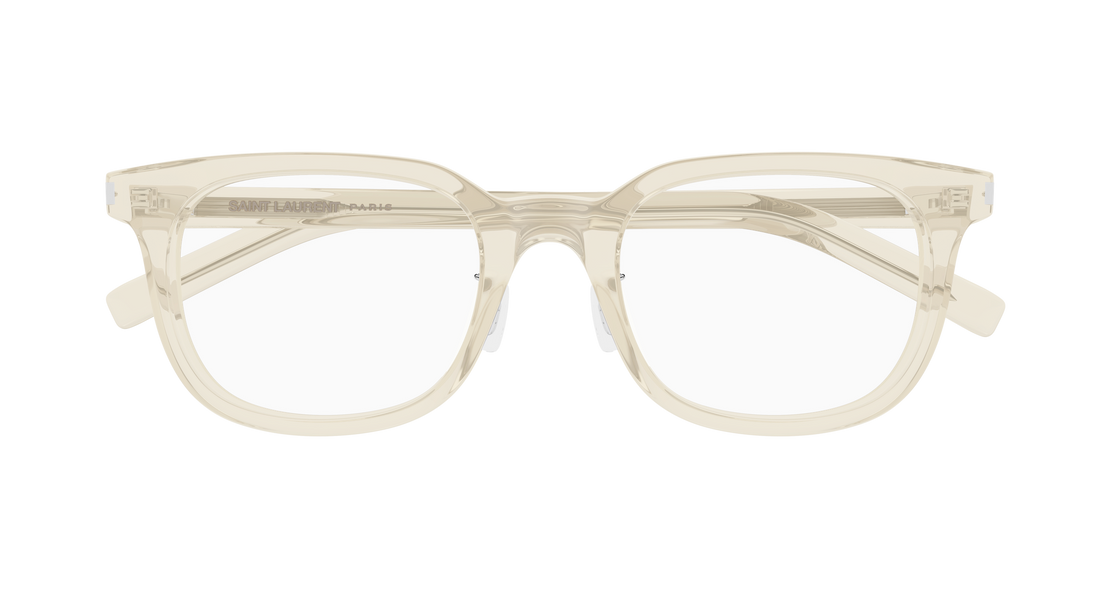 Briller saint laurent sl 840/j 004 amarillo rectangular / squared unisex størrelse 51mm - Detaljeret visning