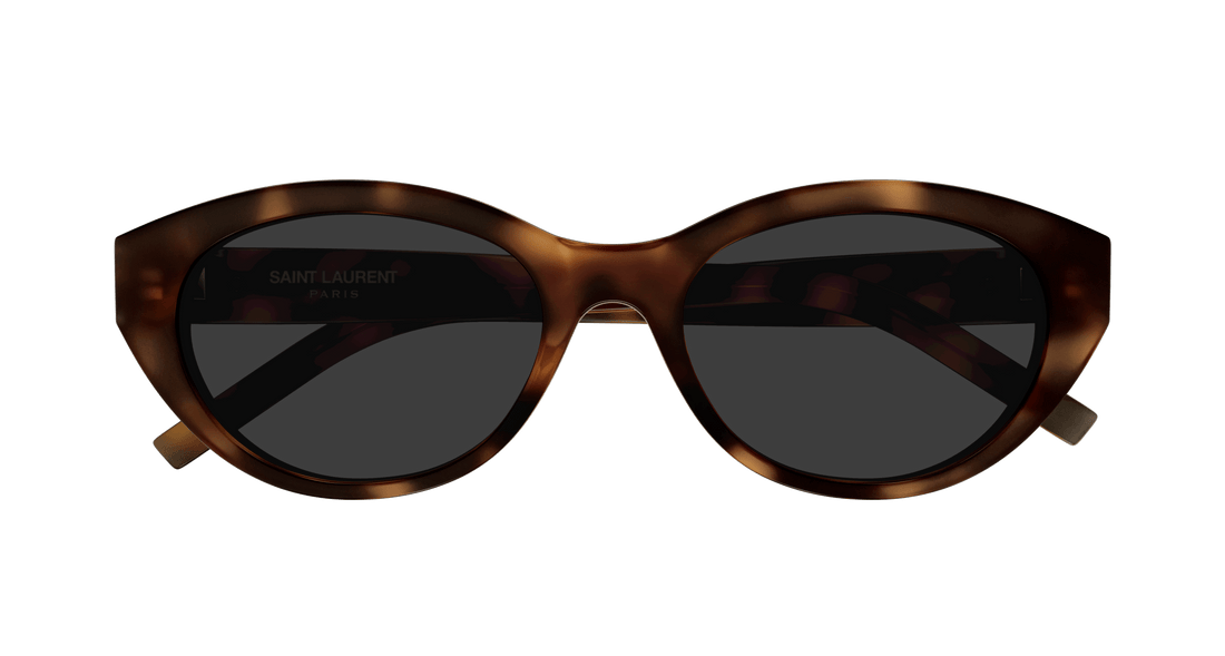Gafas de sol saint laurent sl m148/f 003 havana round femenino talla 54mm - Vista de detalle