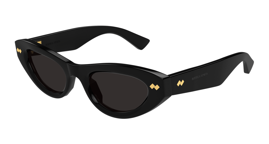 Lunettes de soleil bottega veneta bv1350s 001 negro cat eye femenino taille 50mm - Vue principale