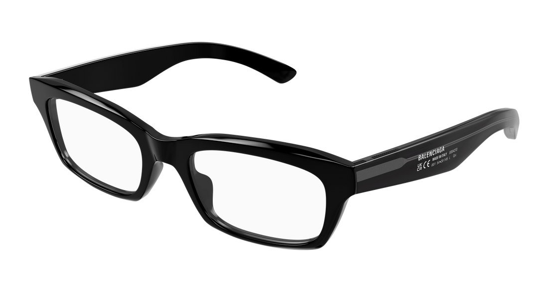Occhiali da vista balenciaga bb0427o 001 negro rectangular / squared masculino taglia 54mm - Vista principale