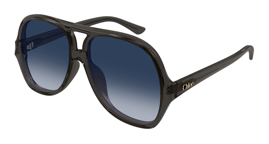 Occhiali da sole chloé ch0289s 001 gris pilot femenino taglia 58mm - Vista principale