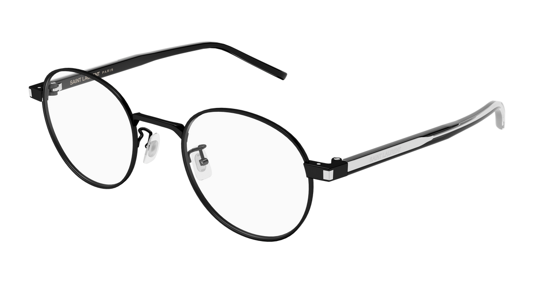 Gafas graduadas saint laurent sl 848/j 001 negro round/oval/panthos unisex talla 49mm - Vista principal