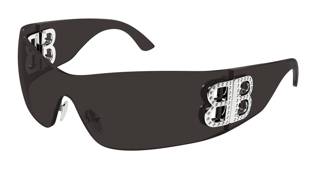 Sunglasses balenciaga bb0359s 005 gris mask femenino size 99mm - Main view