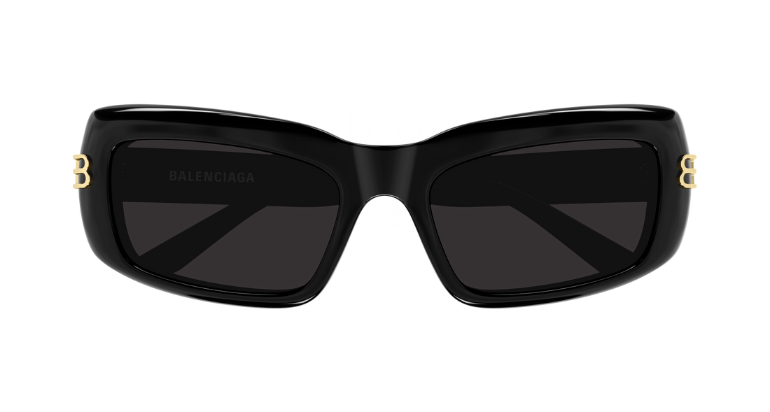 Occhiali da sole balenciaga bb0432s 001 negro rectangular / squared femenino taglia 57mm - Vista dettagliata