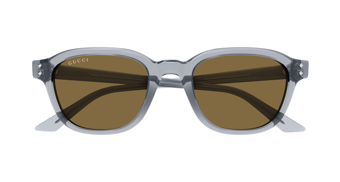 Occhiali da sole gucci gg1892s 005 gris round masculino taglia 50mm - Vista dettagliata