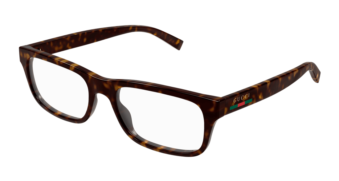 Occhiali da vista gucci gg1858o 002 havana square masculino taglia 56mm - Vista principale