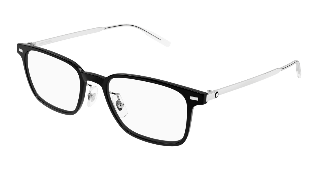 Occhiali da vista montblanc mb0394on 005 negro square masculino taglia 56mm - Vista principale