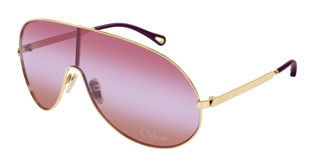 Gafas de sol chloé ch0283s 003 dorado mask femenino talla 99mm - Vista principal
