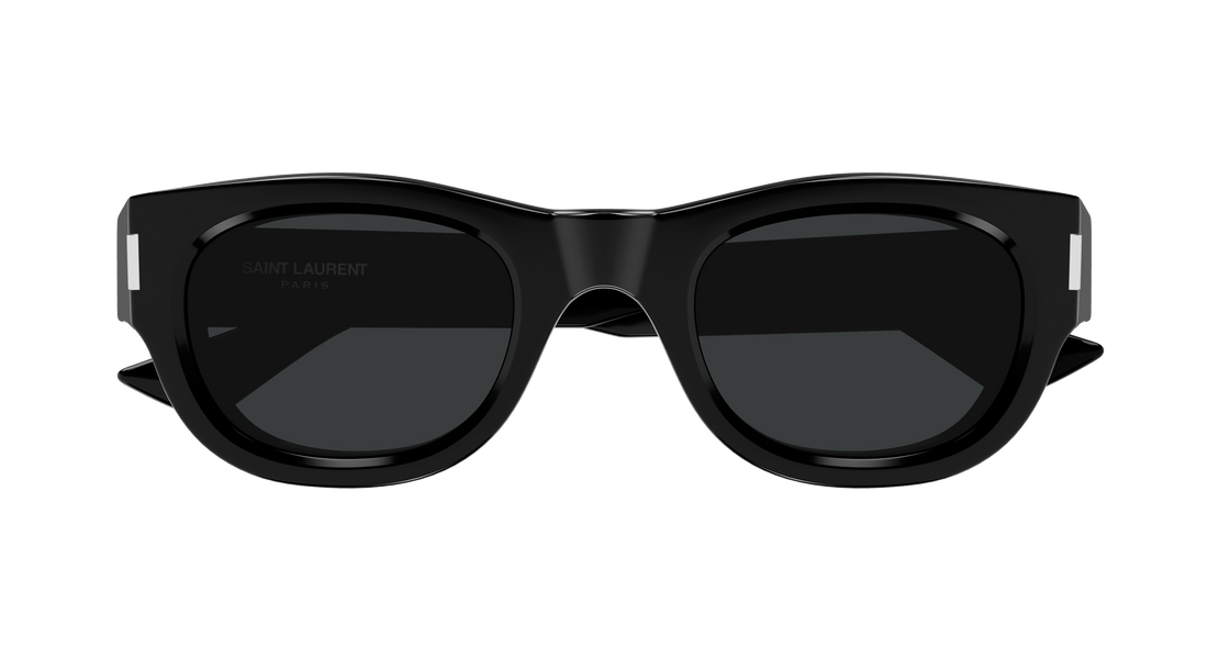 Gafas de sol saint laurent sl 761 001 negro round unisex talla 49mm - Vista de detalle