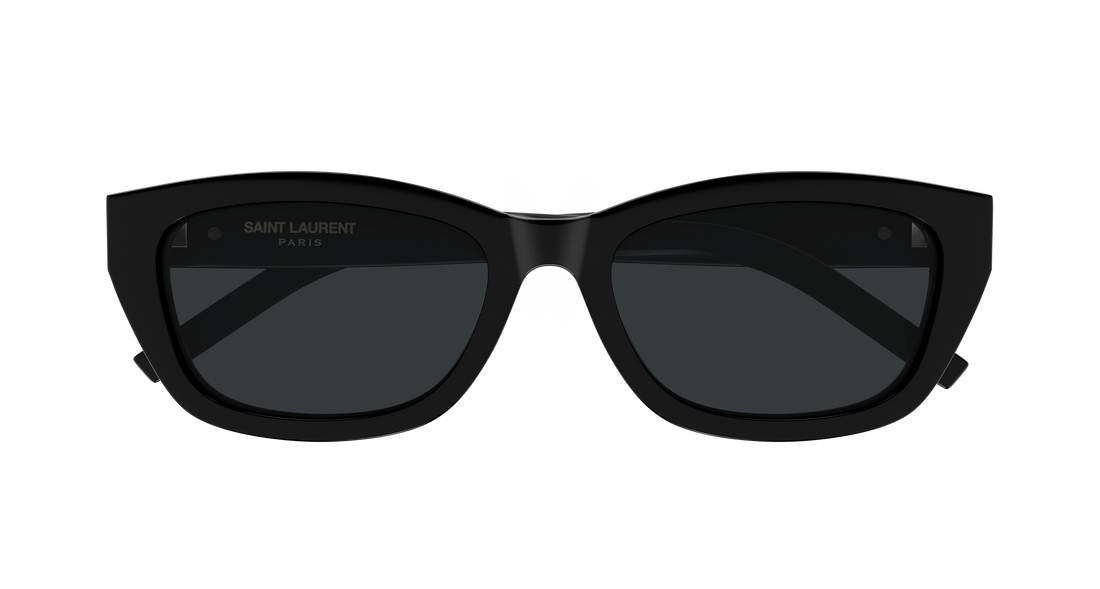 Lunettes de soleil saint laurent sl m153 001 negro rectangular / squared femenino taille 55mm - Vue détaillée