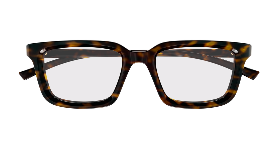 Occhiali da vista gucci gg1947o 002 havana rectangular / squared masculino taglia 51mm - Vista dettagliata